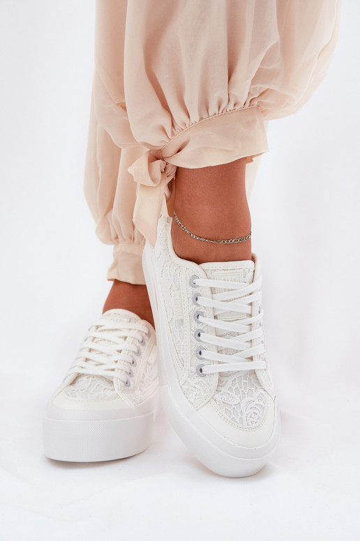 mit Spitzenmotiven Freizeitschuhe Big Star RR274747 Zueiße Farbe mit Spitzenmotiven Freizeitschuhe Big Star RR274747 Zueiße Farbe