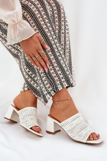 Damenhausschuhe Mit Zopf mit Absätzen Zueiße Farbe Ciariloria