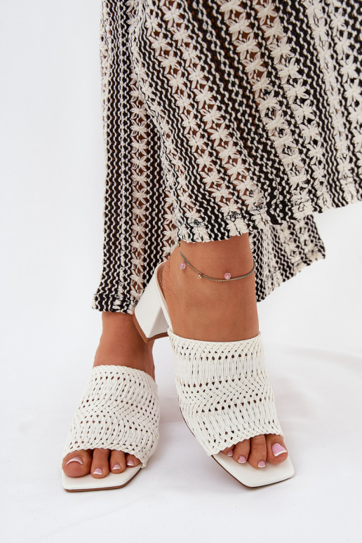 Damenhausschuhe Mit Zopf mit Absätzen Zueiße Farbe Ciariloria