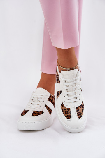 Sneakers Stilvollllschuhe Feminin und Schriften mit einer Plattform Zueiße Farbe Ermöglichttivira 2