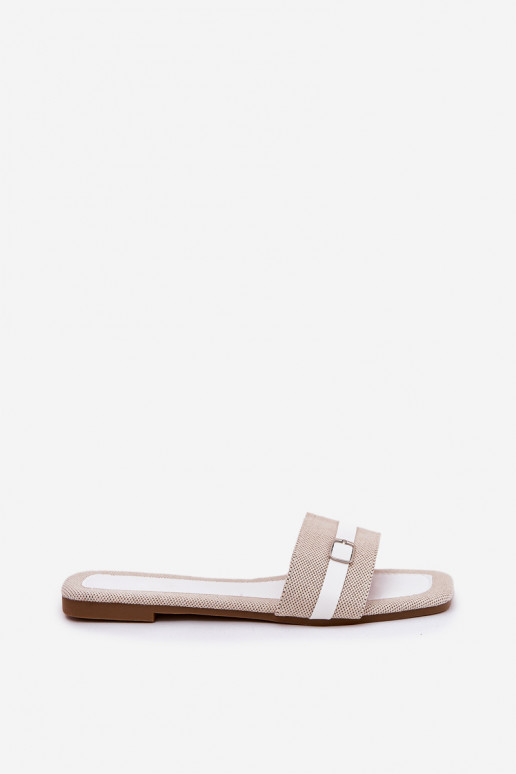 gleichschenklig Damenhausschuhe mit Riemen I mit Schnallen Beige-Zueiße Farbe Zilina gleichschenklig Damenhausschuhe mit Riemen I mit Schnallen Beige-Zueiße Farbe Zilina