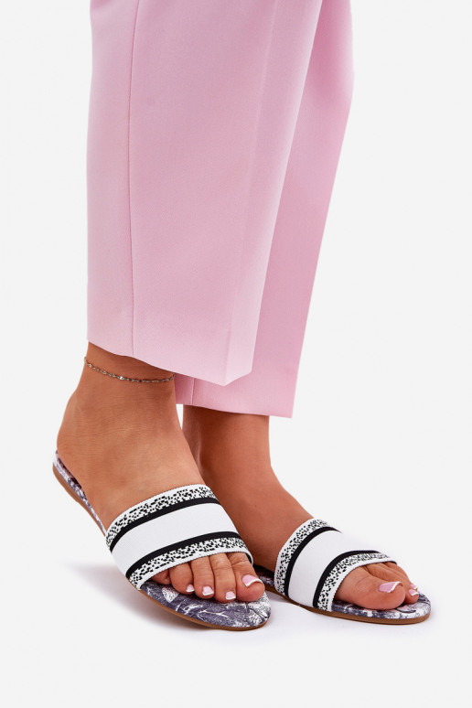 Gemustert gleichschenklig Damenhausschuhe Zueiße Farbe Leysi