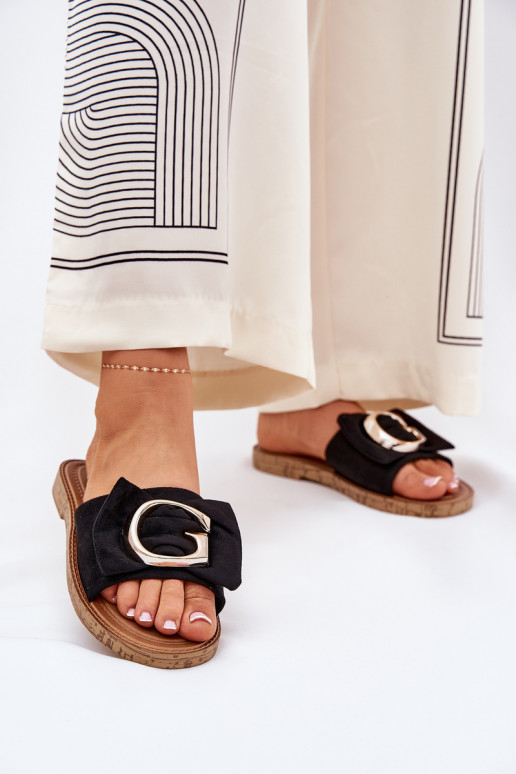 gleichschenklig Damenhausschuhe Mit Dekorationen Detalem schZuarze Farbe Nellodra gleichschenklig Damenhausschuhe Mit Dekorationen Detalem schZuarze Farbe Nellodra