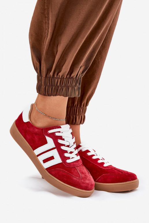 Sneakers Stilvollllschuhe Turnschuhe aus INildleder Vinceza 79517 rote Farbe Sneakers Stilvollllschuhe Turnschuhe aus INildleder Vinceza 79517 rote Farbe