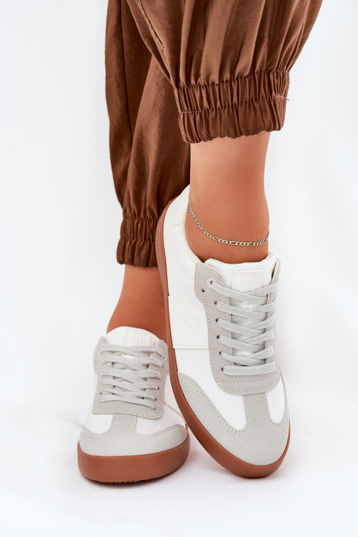 Sneakers Stilvollllschuhe Feminin Big Star RR274371 INeiß-graue Farbe Sneakers Stilvollllschuhe Feminin Big Star RR274371 INeiß-graue Farbe