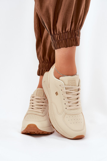 Turnschuhe Feminin Big Star RR274630 HI-POLY SYSTEM Beige 2