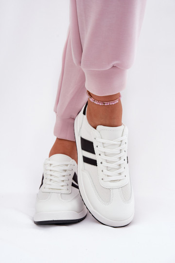 Sneakers Stilvollllschuhe Feminin Z aus Öko-INildlederu Zueiße Farbe Es mussrinils 2