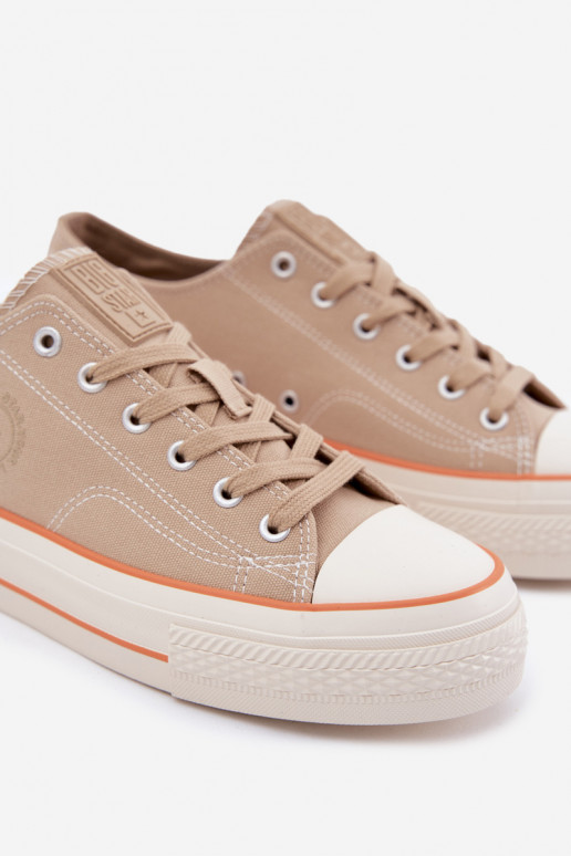 Freizeitschuhe für Herren mit einer Plattform Big Star RR174323 Beige Freizeitschuhe für Herren mit einer Plattform Big Star RR174323 Beige