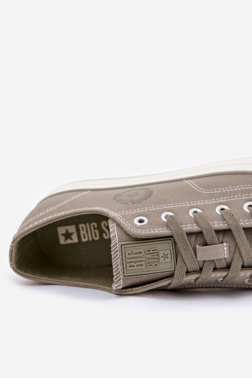 Freizeitschuhe für Herren mit einer Plattform Big Star RR174325 grüne Farbe Freizeitschuhe für Herren mit einer Plattform Big Star RR174325 grüne Farbe