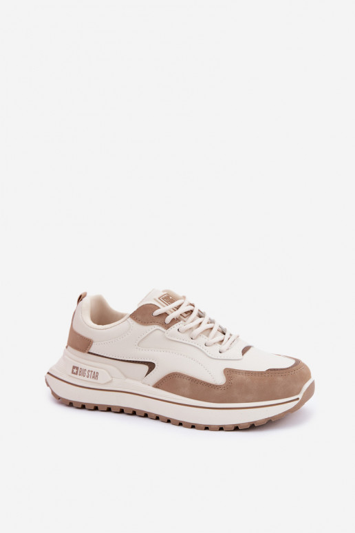 Sneakers Stilvollllschuhe Feminin Big Star RR274A216 HI-POLY SYSTEM Beige Sneakers Stilvollllschuhe Feminin Big Star RR274A216 HI-POLY SYSTEM Beige