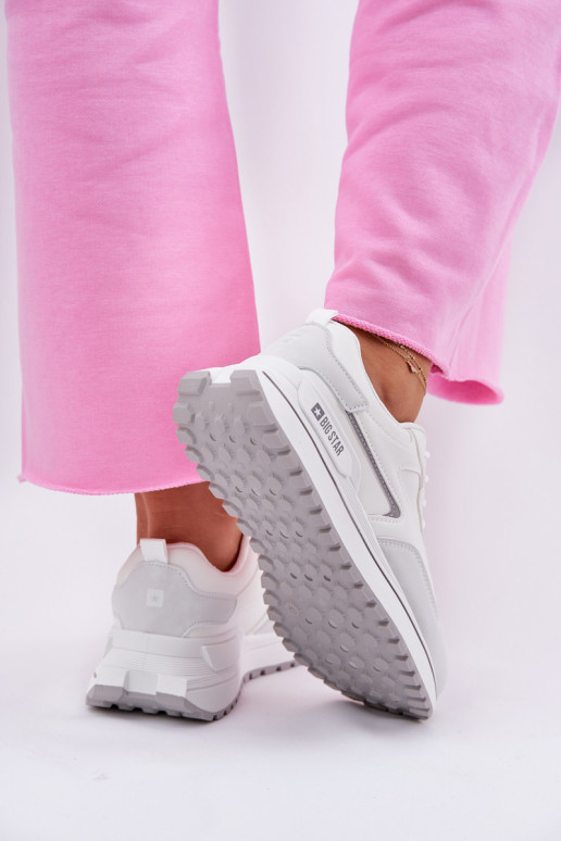 Sneakers Stilvollllschuhe Feminin Big Star RR274A213 HI-POLY SYSTEM Zueiße Farbe Sneakers Stilvollllschuhe Feminin Big Star RR274A213 HI-POLY SYSTEM Zueiße Farbe