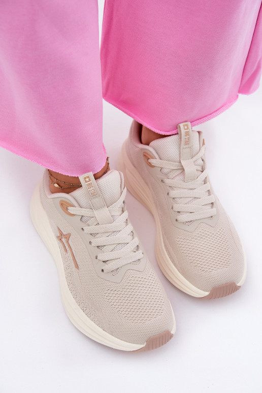 Turnschuhe Sneakers Stilvollllschuhe Feminin Big Star RR274A145 HI-POLY SYSTEM Beige Turnschuhe Sneakers Stilvollllschuhe Feminin Big Star RR274A145 HI-POLY SYSTEM Beige