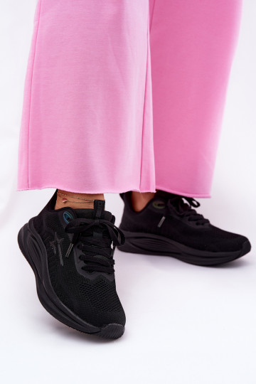 Turnschuhe Sneakers Stilvollllschuhe Feminin Big Star RR274A144 HI-POLY SYSTEM schZuarze Farbe 2