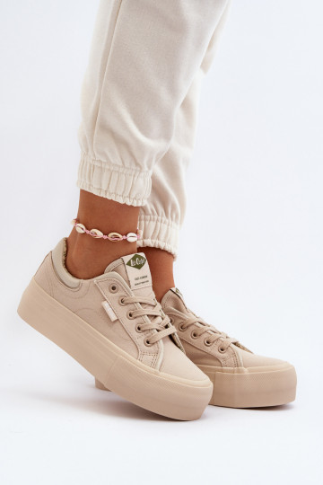 Freizeitschuhe mit einer Plattform Lee Cooper LCIN-24-31-2181 Beige 2