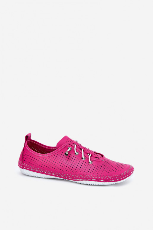 Schuhe Feminin Aus Ermöglichtturleder Artiker 54C0830 pinke Farbe