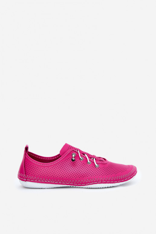 Schuhe Feminin Aus Ermöglichtturleder Artiker 54C0830 pinke Farbe