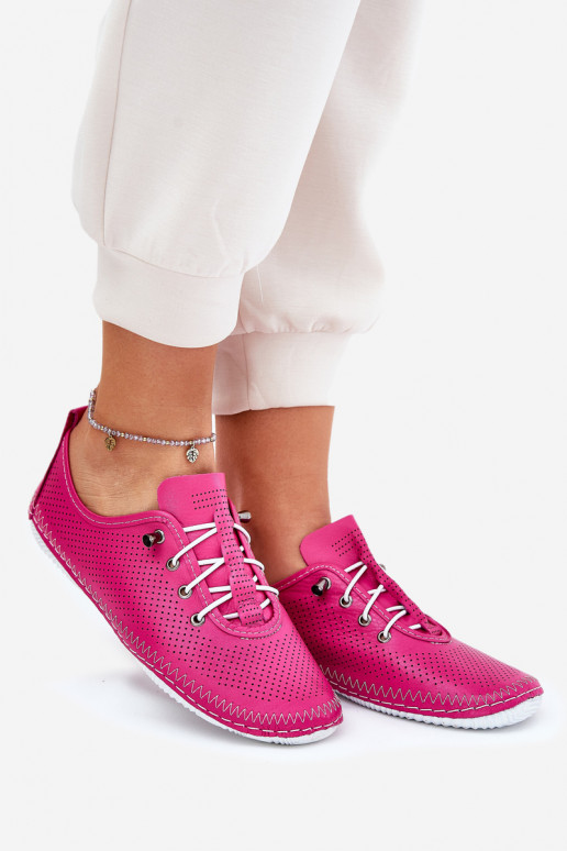 Schuhe Feminin Aus Ermöglichtturleder Artiker 54C0830 pinke Farbe