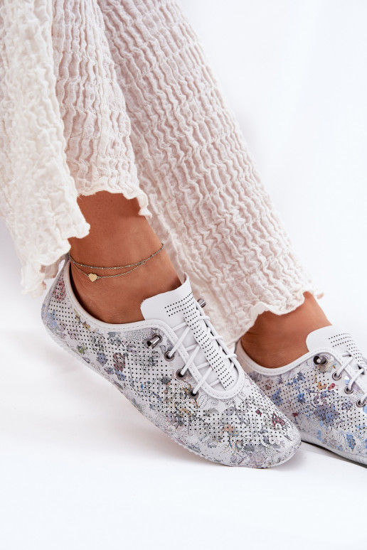 Schuhe Feminin Aus Ermöglichtturleder Gemustert Artiker 56C2688 Zueiße Farbe