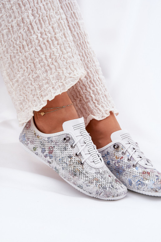 Schuhe Feminin Aus Ermöglichtturleder Gemustert Artiker 56C2688 Zueiße Farbe