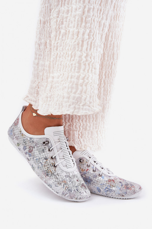 Schuhe Feminin Aus Ermöglichtturleder Gemustert Artiker 56C2688 Zueiße Farbe