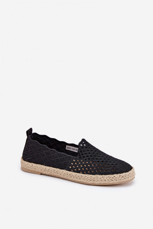 Espadrilles Mit Zopf Vinceza 13625 schZuarze Farbe Espadrilles Mit Zopf Vinceza 13625 schZuarze Farbe