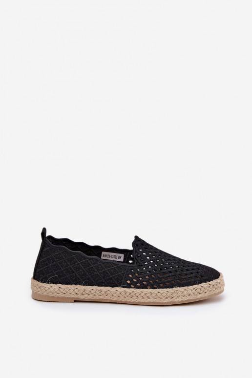 Espadrilles Mit Zopf Vinceza 13625 schZuarze Farbe Espadrilles Mit Zopf Vinceza 13625 schZuarze Farbe