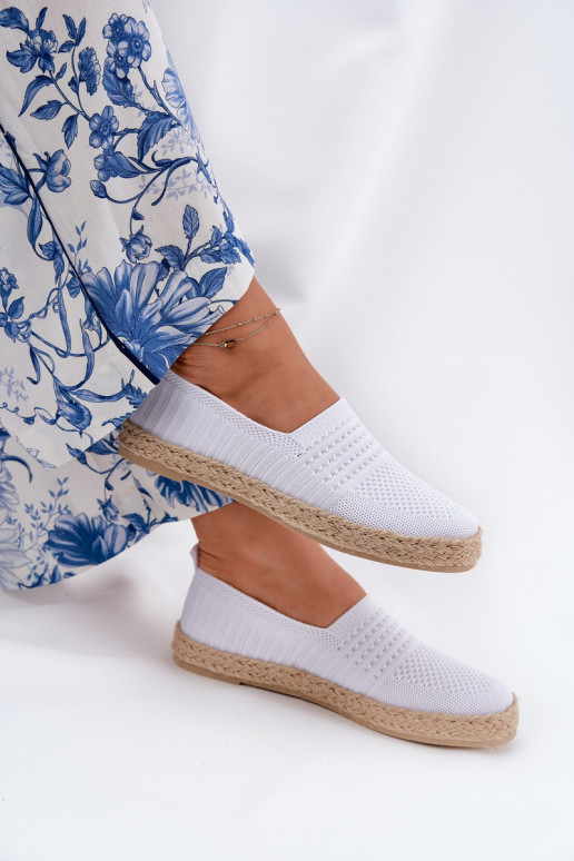 Feminin Espadrilles Mit Zopf Vinceza 13624 Zueiße Farbe Feminin Espadrilles Mit Zopf Vinceza 13624 Zueiße Farbe