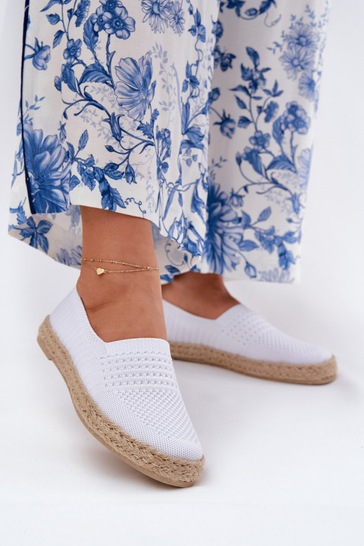 Feminin Espadrilles Mit Zopf Vinceza 13624 Zueiße Farbe Feminin Espadrilles Mit Zopf Vinceza 13624 Zueiße Farbe