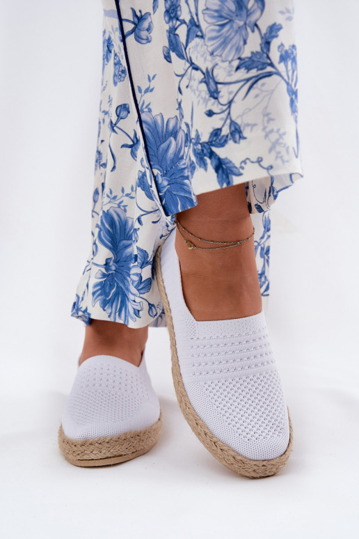 Feminin Espadrilles Mit Zopf Vinceza 13624 Zueiße Farbe Feminin Espadrilles Mit Zopf Vinceza 13624 Zueiße Farbe