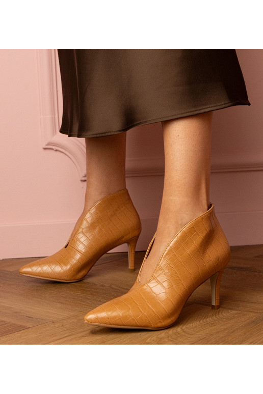 Braune elegante Damen-Pumps Lunari