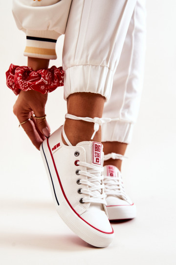 Feminin  lässige Schuhe BIG STAR JJ274123 Zueiße Farbe 2