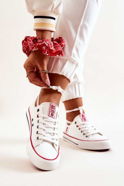 Feminin  lässige Schuhe BIG STAR JJ274123 Zueiße Farbe Feminin  lässige Schuhe BIG STAR JJ274123 Zueiße Farbe