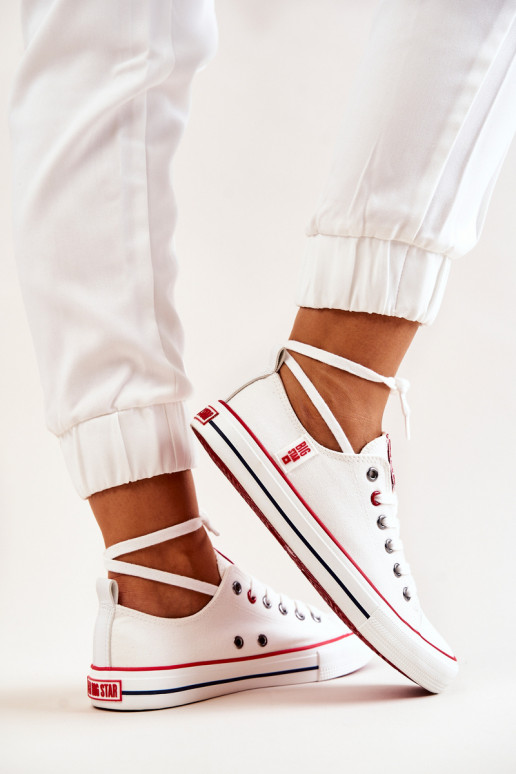 Feminin  lässige Schuhe BIG STAR JJ274123 Zueiße Farbe Feminin  lässige Schuhe BIG STAR JJ274123 Zueiße Farbe