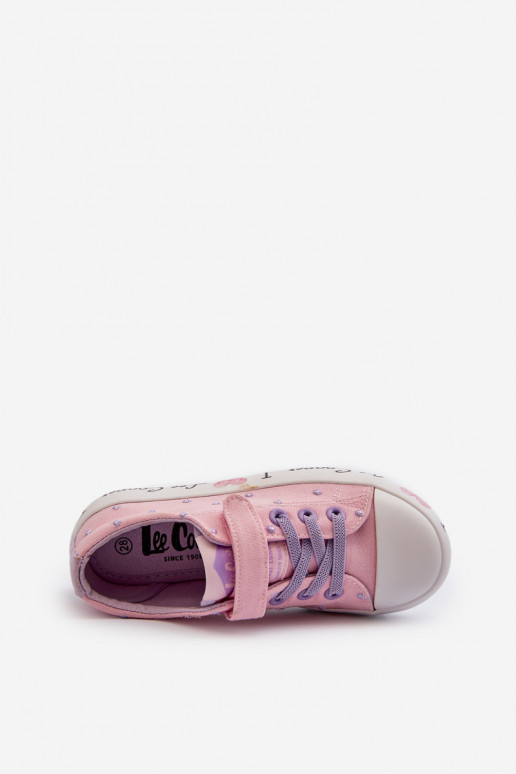 lässige Schuhe Kindisch Lee Cooper LCIN-24-02-2160 pinke Farbe lässige Schuhe Kindisch Lee Cooper LCIN-24-02-2160 pinke Farbe