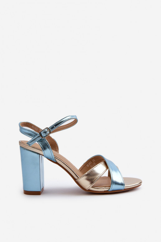 Blau-goldene elegante Damen-High... Blau-goldene elegante Damen-High...