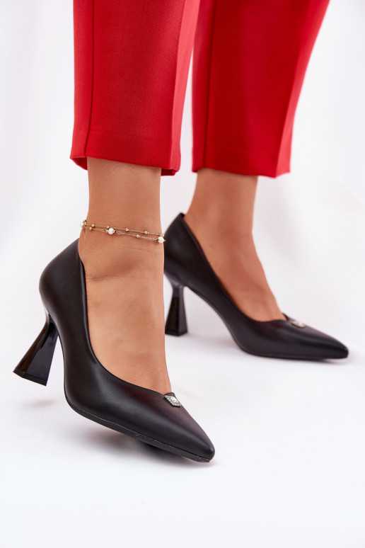 Eleganter Stil Schuhe Ermöglicht Rozszerzanej Szpilce Vinceza 62222 schZuarze Farbe Eleganter Stil Schuhe Ermöglicht Rozszerzanej Szpilce Vinceza 62222 schZuarze Farbe