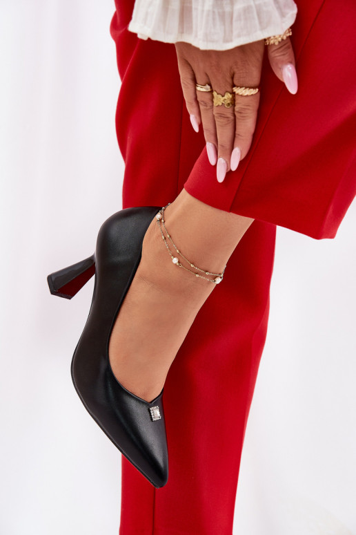 Eleganter Stil Schuhe Ermöglicht Rozszerzanej Szpilce Vinceza 62222 schZuarze Farbe Eleganter Stil Schuhe Ermöglicht Rozszerzanej Szpilce Vinceza 62222 schZuarze Farbe