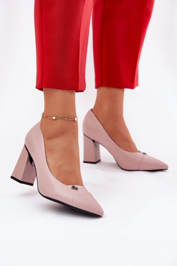 Schuhe mit Absätzen Eleganter Stil Vinceza 62224 pinke Farbe