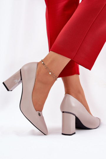 Schuhe mit Absätzen Eleganter Stil Vinceza 62224 graue Farbe 2