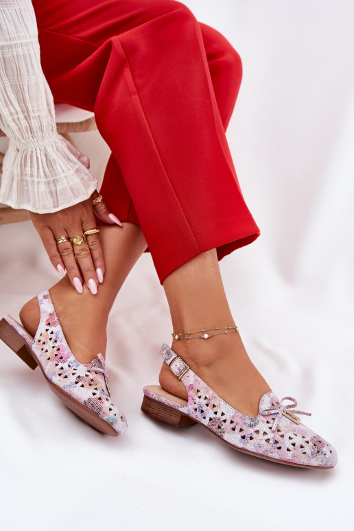 Durchbrochene Ballerinas mit offener Ferse Verschiedene Farben Ermöglichtvinnia Durchbrochene Ballerinas mit offener Ferse Verschiedene Farben Ermöglichtvinnia