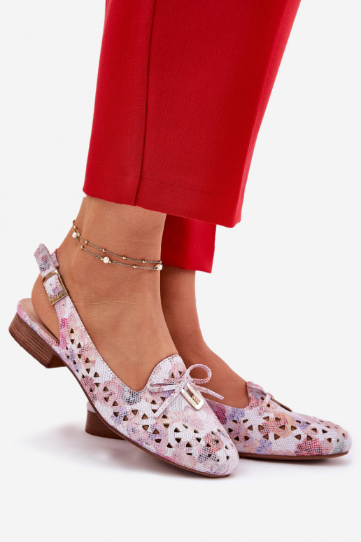 Durchbrochene Ballerinas mit offener Ferse Verschiedene Farben Ermöglichtvinnia Durchbrochene Ballerinas mit offener Ferse Verschiedene Farben Ermöglichtvinnia