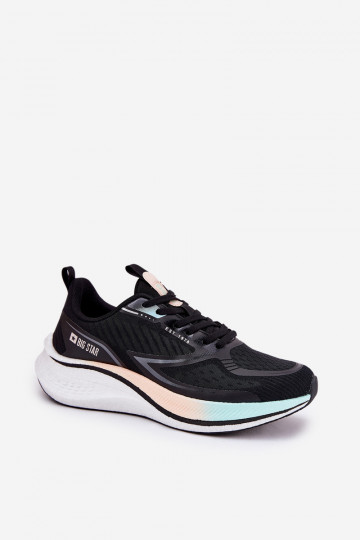 Turnschuhe Feminin Big Star RR274A160 HI-POLY SYSTEM schZuarze Farbe 2