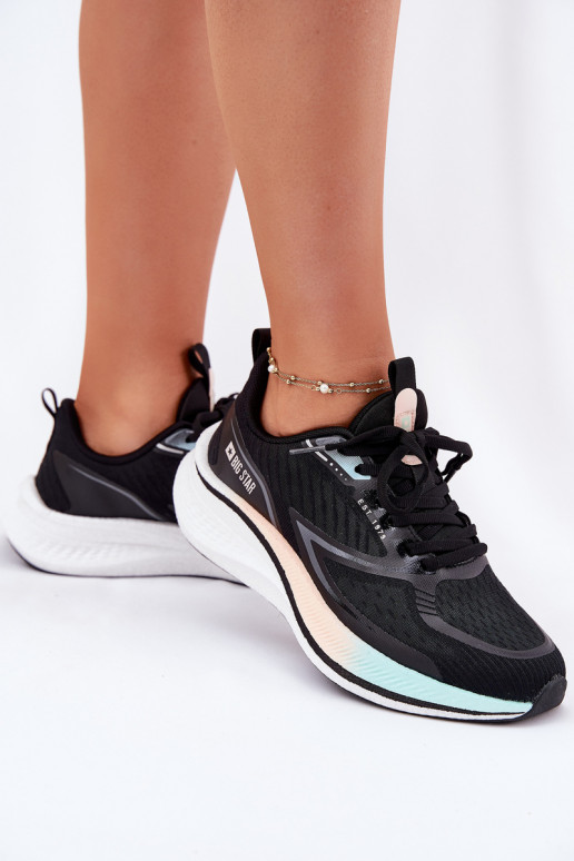 Turnschuhe Feminin Big Star RR274A160 HI-POLY SYSTEM schZuarze Farbe Turnschuhe Feminin Big Star RR274A160 HI-POLY SYSTEM schZuarze Farbe