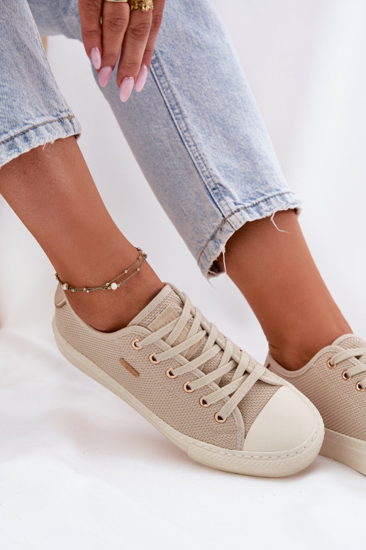  Freizeitschuhe Big Star RR274767 Beige