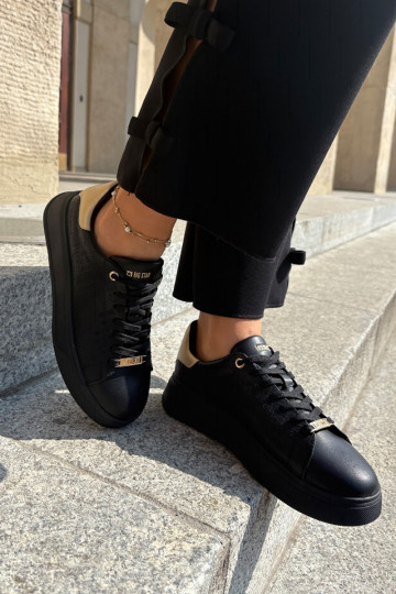 Sneakers Stilvollllschuhe Feminin aus Öko-Leder Big Star RR274257 schZuarze Farbe 2
