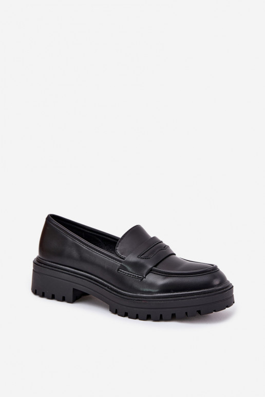 Klassisches Stilvollll Mokassins für Damen aus Öko-Leder schZuarze Farbe Enticca Klassisches Stilvollll Mokassins für Damen aus Öko-Leder schZuarze Farbe Enticca