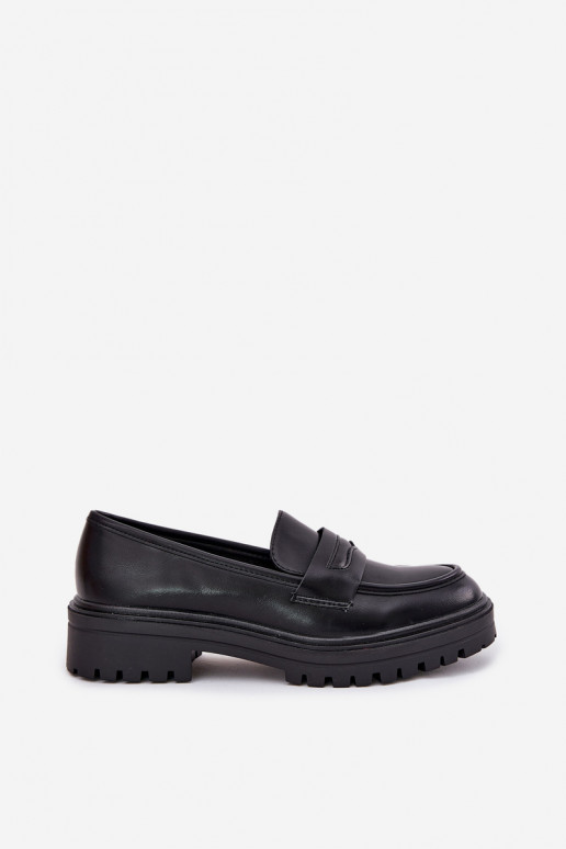 Klassisches Stilvollll Mokassins für Damen aus Öko-Leder schZuarze Farbe Enticca Klassisches Stilvollll Mokassins für Damen aus Öko-Leder schZuarze Farbe Enticca