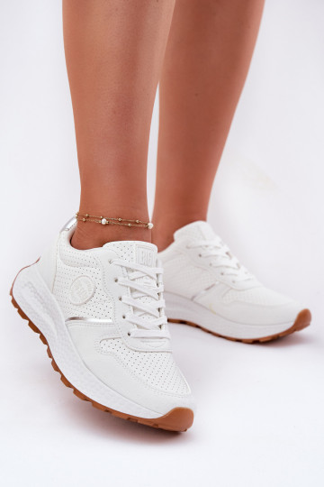 Sneakers Stilvollllschuhe Feminin mit einer Plattform Big Star RR274487 Hi-Poly System Zueiße Farbe