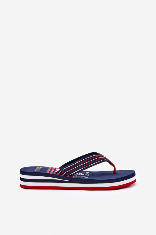 Feminin Hausschuhe Hausschuhe Auf einem Keil Big Star RR274A126 Dunkelblau Feminin Hausschuhe Hausschuhe Auf einem Keil Big Star RR274A126 Dunkelblau