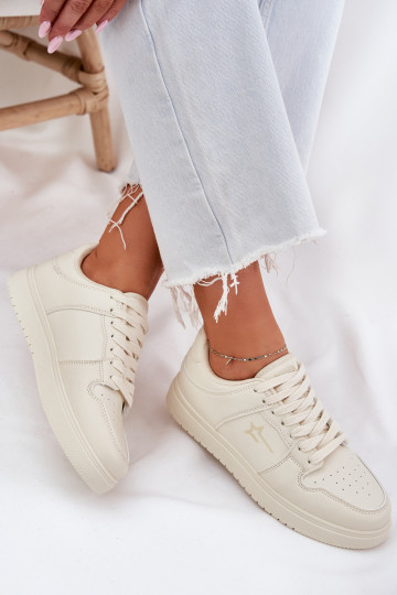 Sneakers Stilvollllschuhe Feminin Big Star RR274A243 HI-POLY SYSTEM Beige